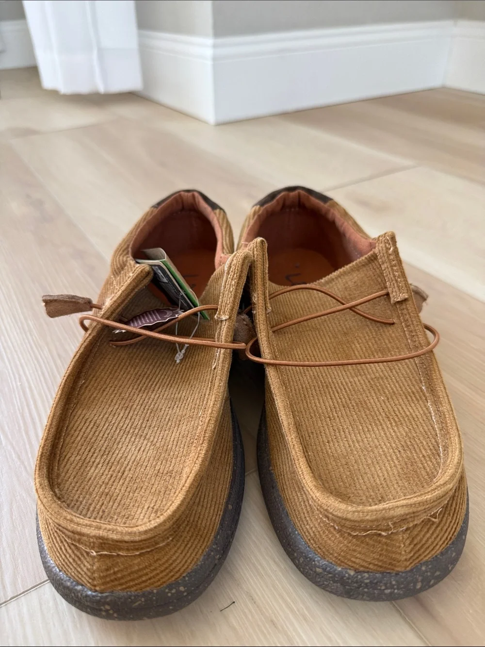 LAMO Men's Paul Corduroy Slip-On Loafers — Brown Tan